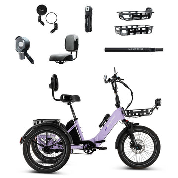XP Trike2 750 Lavender Haze + FREE Cargo Package, Support Seat, Elite Headlight, Suspension Seat Post, Mirrors, Bike Lock ($493 Value)